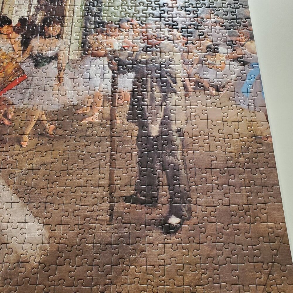 Ravensburger 1000 Piece Puzzle "Degas: The School of Dance" - Picture 5 of 9